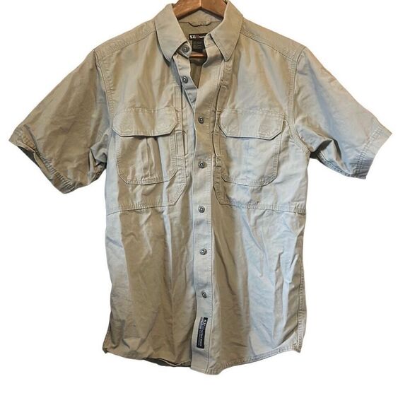 5.11 Tactical Series Short Sleeve Button Up Shirt Military Work - Picture 1 of 4
